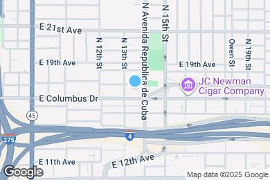 Map image of the property - 1307 E 17th Ave