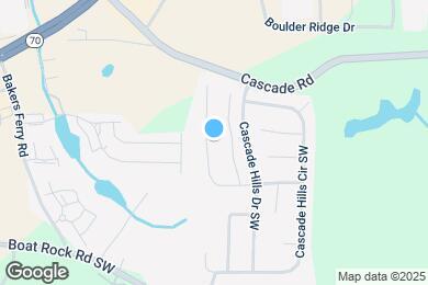 Map image of the property - 390 Cascade Rise Ct SW