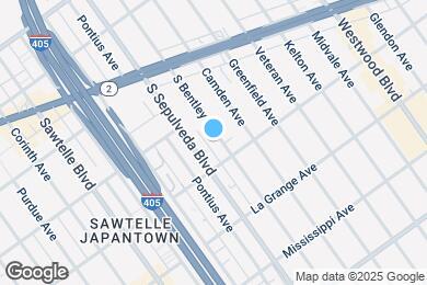 Map image of the property - 1849 S Bentley Ave