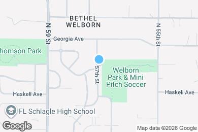 Map image of the property - 2501 N 57th St