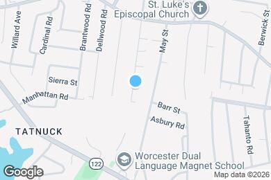 Map image of the property - 91 Moore Ave