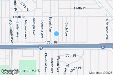 Map image of the property - 7616 Walnut Ave