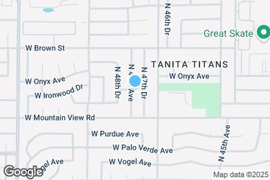 Map image of the property - 9837 N 48th Ave