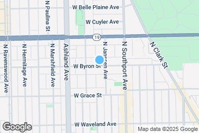 Map image of the property - 1451 W Byron
