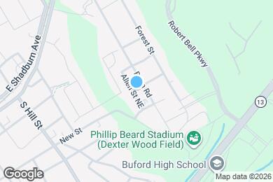 Map image of the property - 615 Allen St