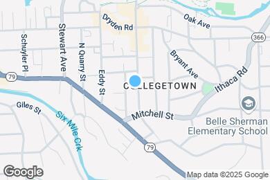 Map image of the property - 126 College Ave