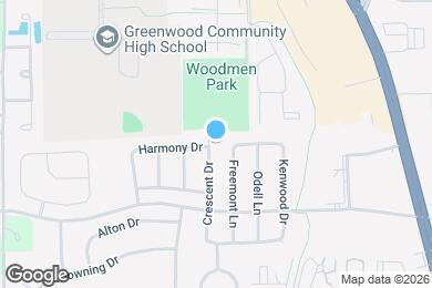 Map image of the property - 1107 Crescent Dr