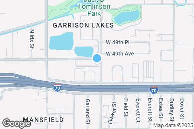 Map image of the property - 9240 W 49th Ave