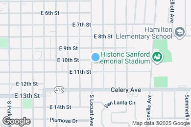 Map image of the property - 1007 S Locust Ave