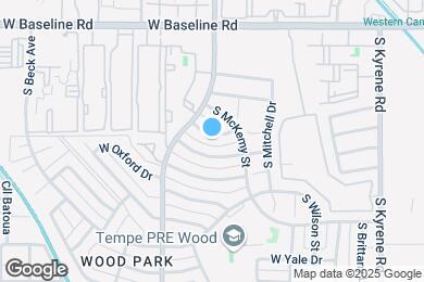Map image of the property - 835 W Harvard Dr
