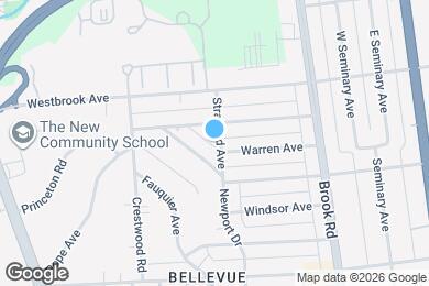 Map image of the property - 4600 Stratford Ave