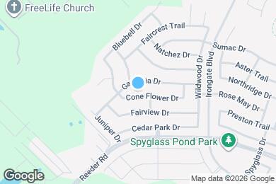 Map image of the property - 2031 Cone Flower Dr