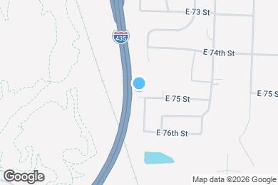 Map image of the property - 7400 E 75 St