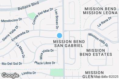 Map image of the property - 7411 Las Brisas Dr