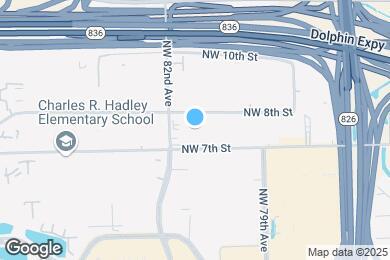 Map image of the property - 8185 NW 7th St