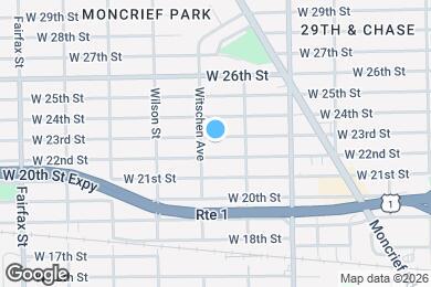 Map image of the property - 1446 W 23rd St