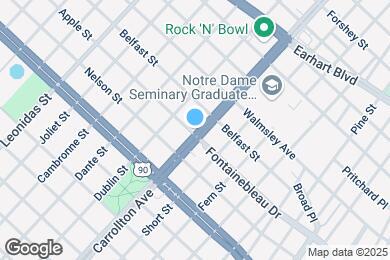 Map image of the property - 2606 S Carrollton Ave