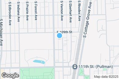 Map image of the property - 10922 S Vernon Ave