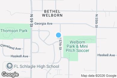 Map image of the property - 2502 N 57th St