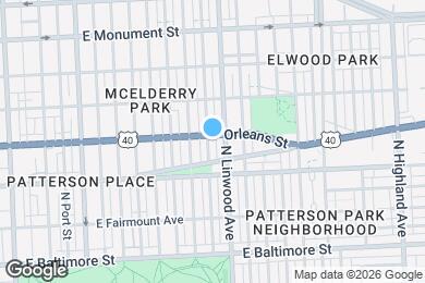 Map image of the property - 2815 Orleans St