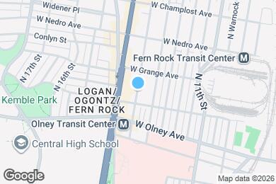 Map image of the property - 5743 N Park Ave