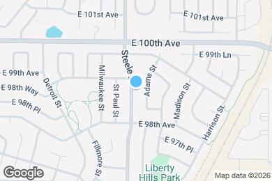 Map image of the property - 9870 Steele St