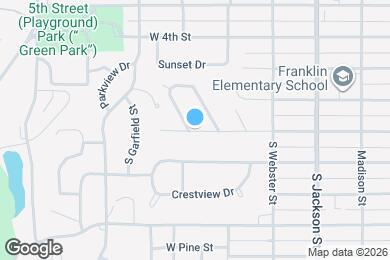 Map image of the property - 736 W 1st St