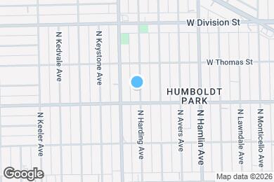 Map image of the property - 1018 N Harding Ave