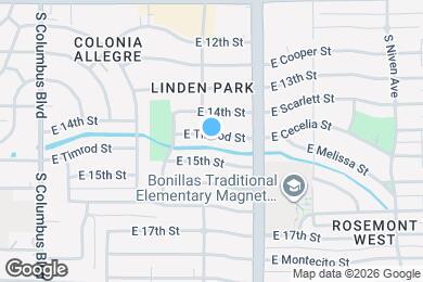 Map image of the property - 4608 E Timrod St