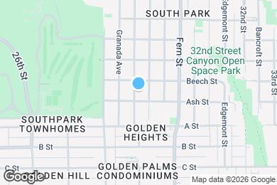 Map image of the property - 1421 29th St