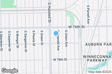 Map image of the property - 7630 S Emerald Ave