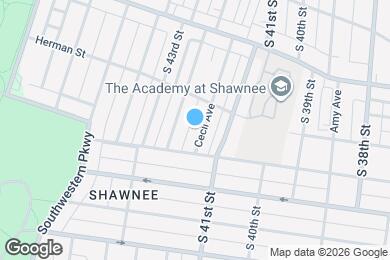 Map image of the property - 322 Cecil Ave