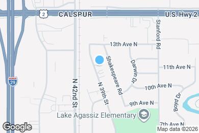 Map image of the property - 1120 N 39th St