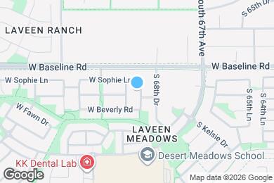 Map image of the property - 7706 S 69th Dr