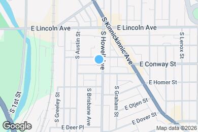 Map image of the property - 2421 S Howell Ave