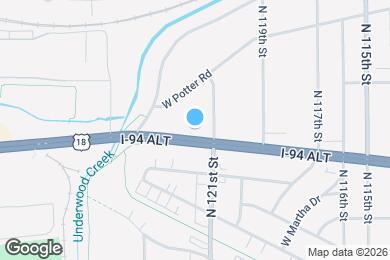 Map image of the property - 12126 W Bluemound Rd