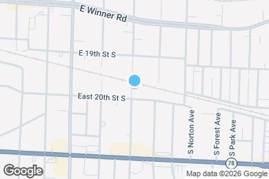 Map image of the property - 1941 S Vermont Ave