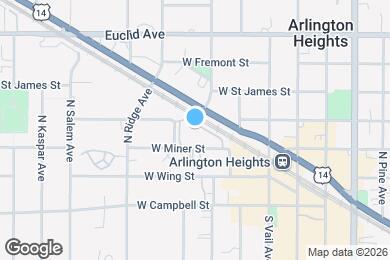 Map image of the property - 334 W Miner St