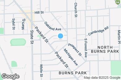 Map image of the property - 1021 Vaughn St