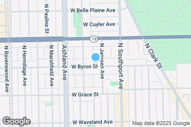 Map image of the property - 1456 W Byron St