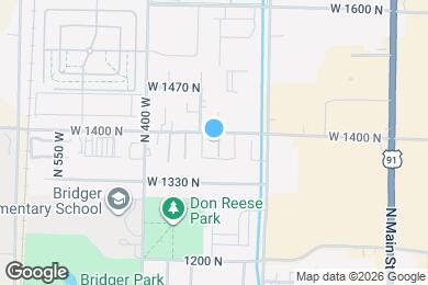 Map image of the property - 1393 N 260 W
