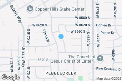 Map image of the property - 8706 S Pebble Crest Way