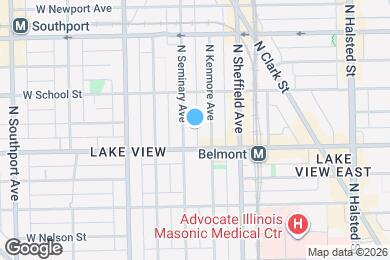 Map image of the property - 3219 N Seminary Ave