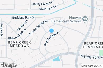 Map image of the property - 19423 Bear Springs Dr