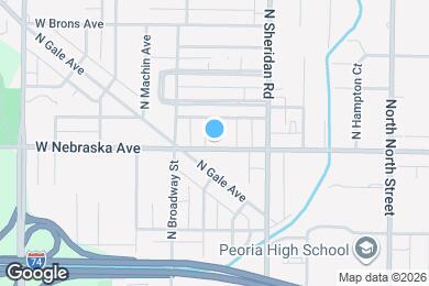 Map image of the property - 817 W Nebraska Ave