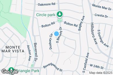 Map image of the property - 2201 S Beverly Dr