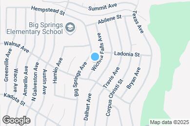 Map image of the property - 3361 Wichita Falls Ave