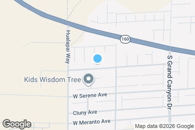 Map image of the property - 10076 W Oleta Ave