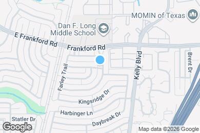 Map image of the property - 2605 Silverthorne Dr