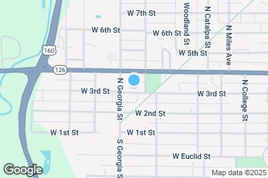 Map image of the property - 808 W 3rd St